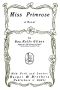 [Gutenberg 40735] • Miss Primrose: A Novel